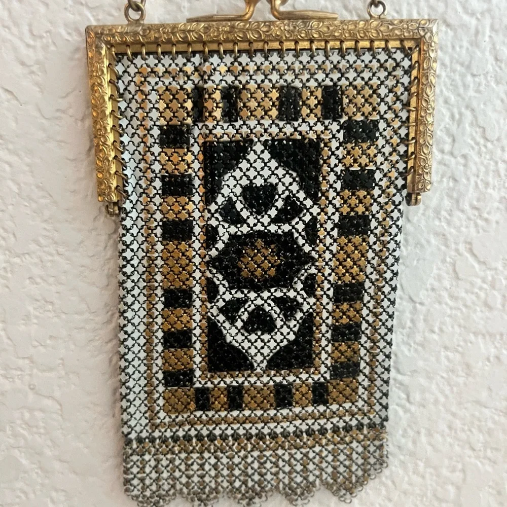 Rare Vintage Whiting and Davis “Elsah” Metal Mesh Evening Bag - Picture 6 of 8